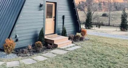 Escape to this unique a-frame cabin minutes from Old Rag Mountain