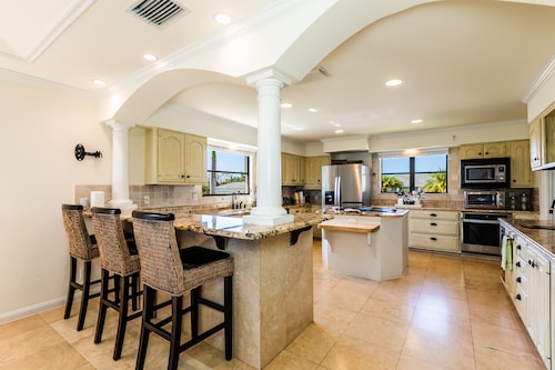 SUNRISE BAY ESTATE! 5700 sq. ft. Game Room! Huge salt water pool/hot tub 