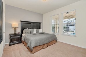 6 bedrooms, iron/ironing board, WiFi, bed sheets - Luxury Pool Home with Game Room-1210YC (Davenport)
