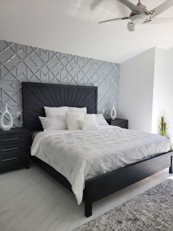 3 bedrooms, iron/ironing board, free WiFi, bed sheets