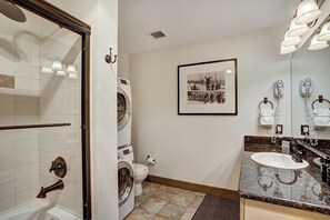 Shower, hair dryer