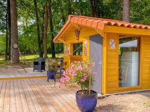 Terrace/patio - Magnificent villa with swimming pool (Biscarrosse)