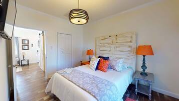 1 bedroom, iron/ironing board, travel crib, free WiFi