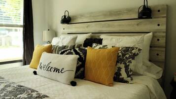 1 makuuhuone, silitysrauta/-lauta, vauvan matkasänky, ilmainen Wi-Fi