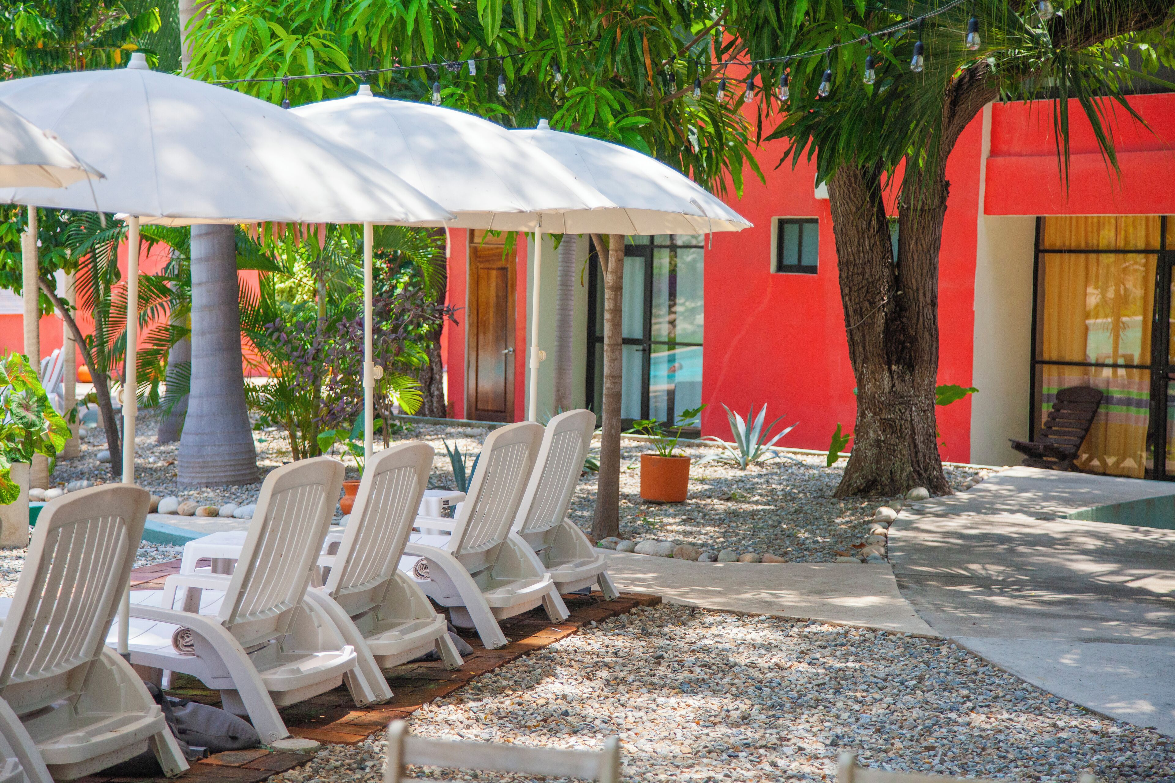 2 piscinas al aire libre, sombrillas, sillones reclinables de piscina