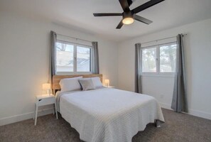 4 bedrooms, iron/ironing board, travel cot, free WiFi