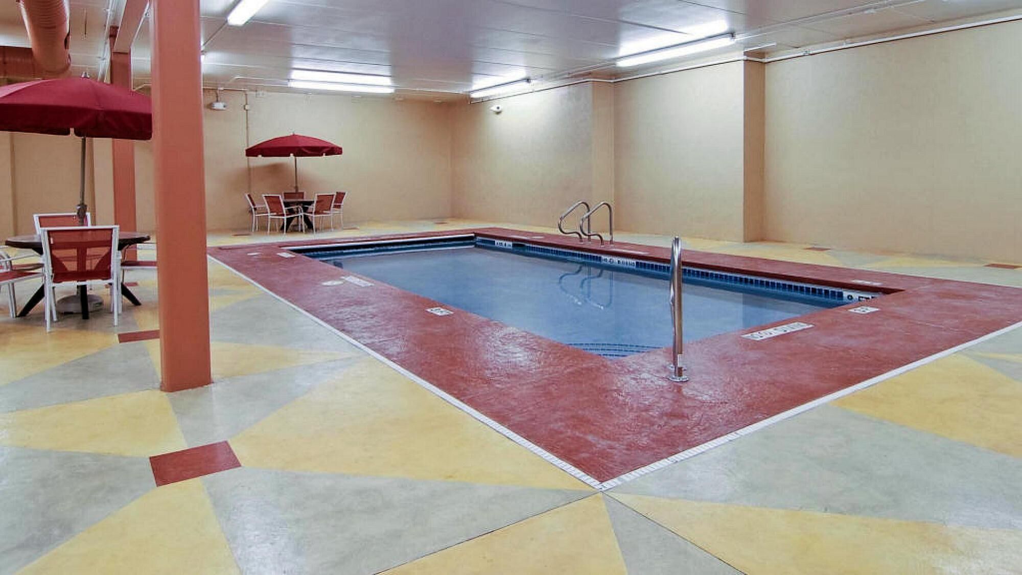 Indoor pool, a heated pool