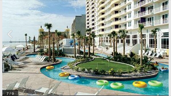 Indoor pool, outdoor pool