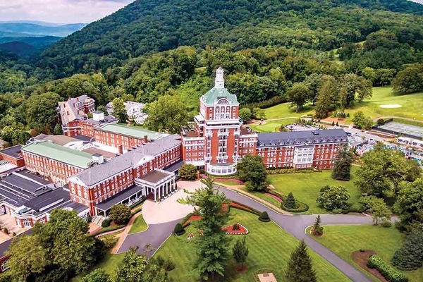 Omni homestead resort property aerial