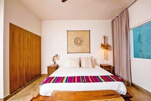 Departamento tradicional, 2 habitaciones, Terraza, vista a la ciudad | 2 habitaciones y caja de seguridad en la habitación 