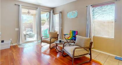 NEW! Amazing North Peoria Home with Outdoor SPA, TVs, Hiking Backyard Trail