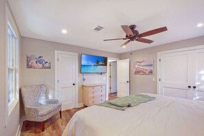 5 bedrooms, iron/ironing board, travel crib, free WiFi