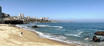 Oceanfront Studio - Pool & Free Parking in Viña