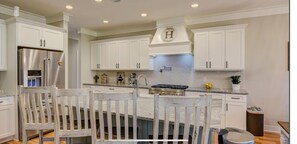 Fridge, oven, stovetop