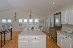 Dining - Coble Cottage - Beautiful views and a private pool in a private, gated community. (Holden Beach)