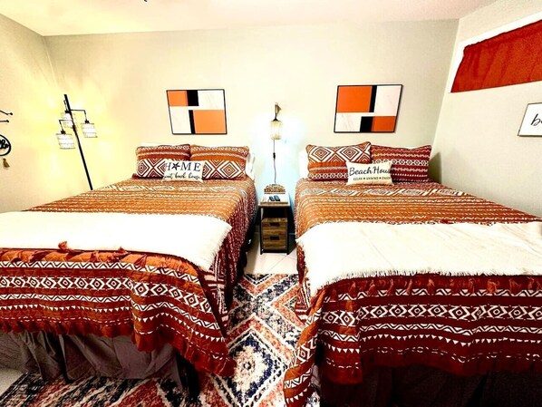 Iron/ironing board, free WiFi, bed sheets