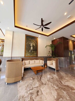 Lobby sitting area