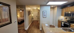 2 bedrooms, iron/ironing board, travel crib, WiFi