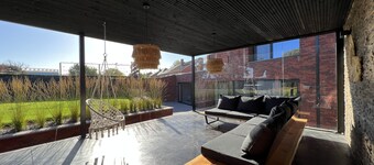 Group home with swimming pool and wellness