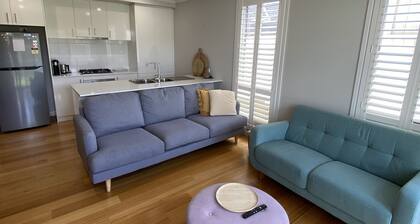 Beautiful 2 Story White Weatherboard townhouse