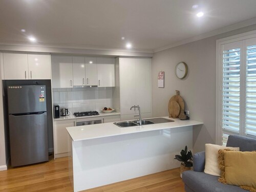 Beautiful 2 Story White Weatherboard townhouse