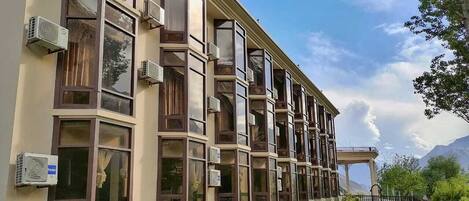 Fassade der Unterkunft