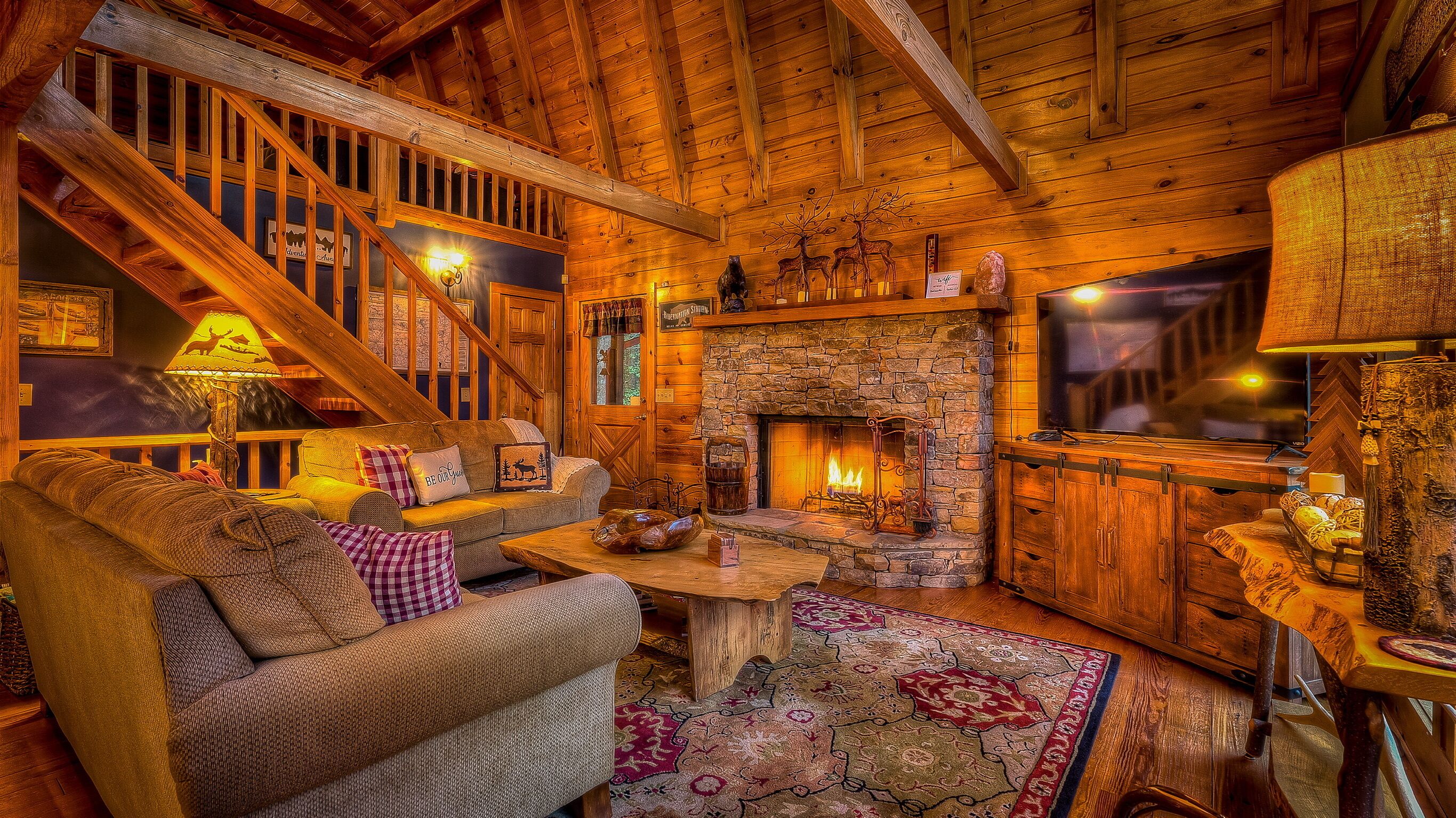 Smart-TV, Kamin, DVD-Player, Computerbildschirme