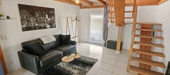 Charming duplex with a shared pool
