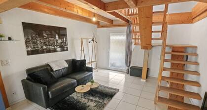 Charming duplex with a shared pool