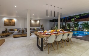 Dining - Luxury Touch Cozy Villa Walkable to the Famous Sunset Beach & shopping in BALI (Bali)