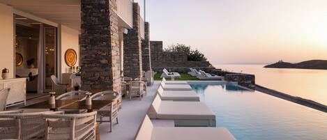 Indoor pool, seasonal outdoor pool