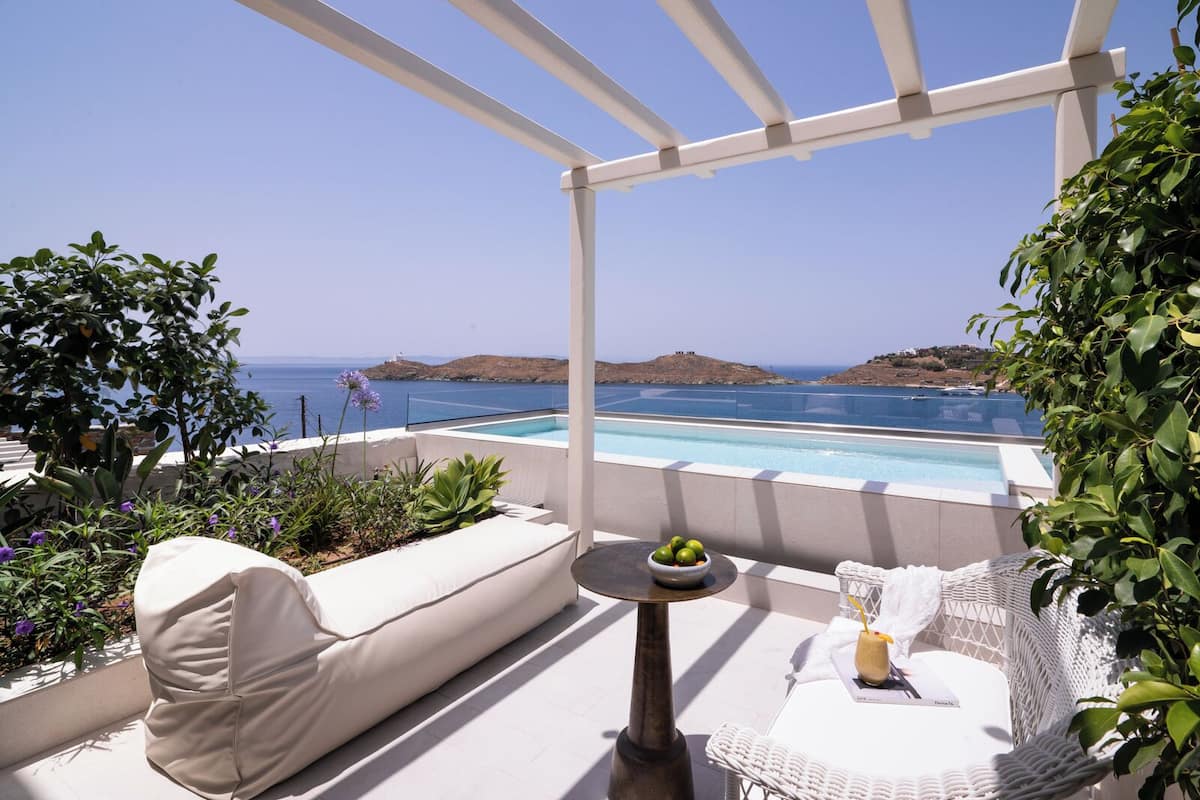 Uitzicht vanaf balkon