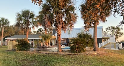 Family Reunion Estate for 23 with pool and incredible island views.
