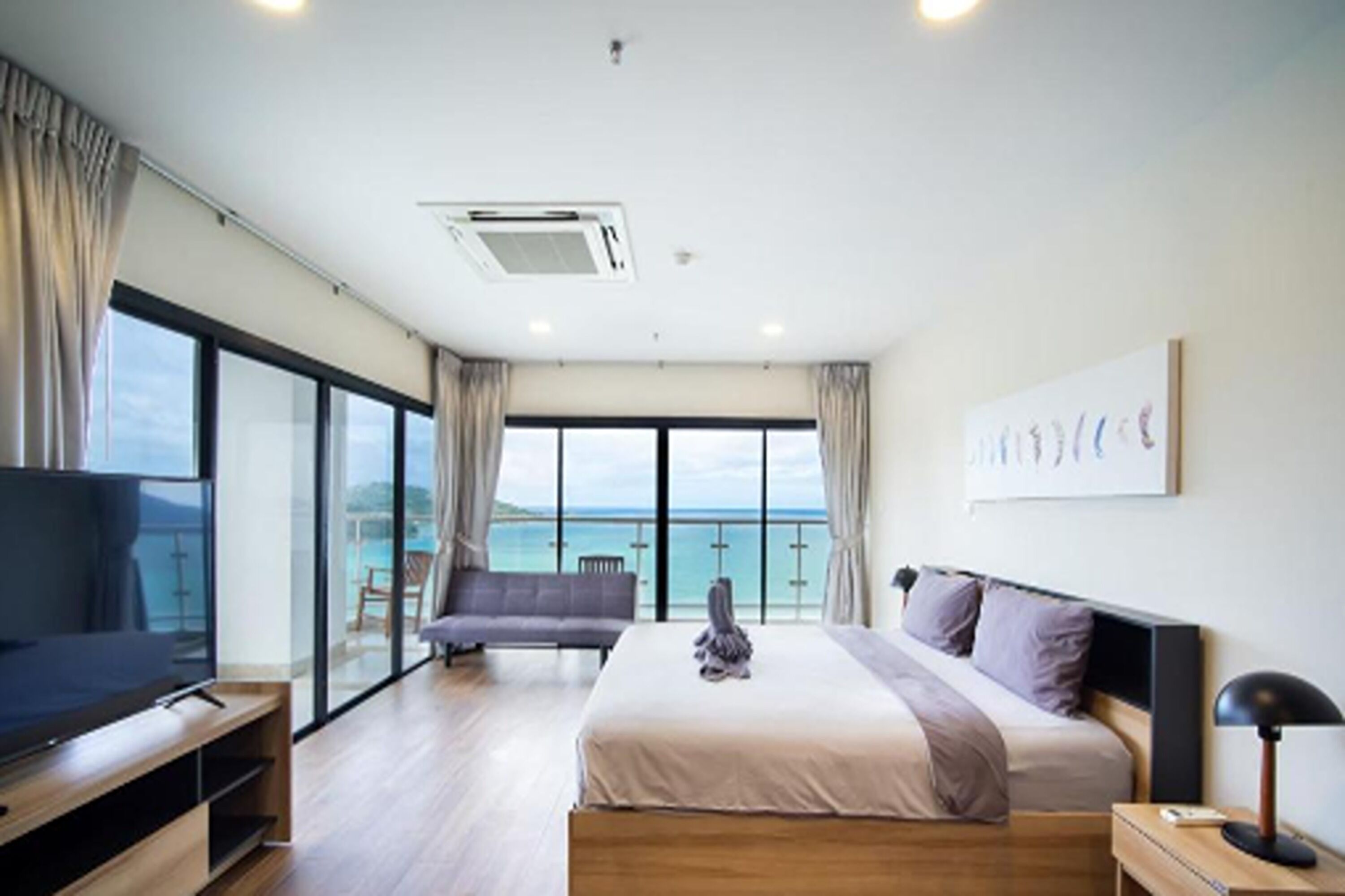 家庭公寓, 4 间卧室, 海景 | 办公桌、免费 WiFi
