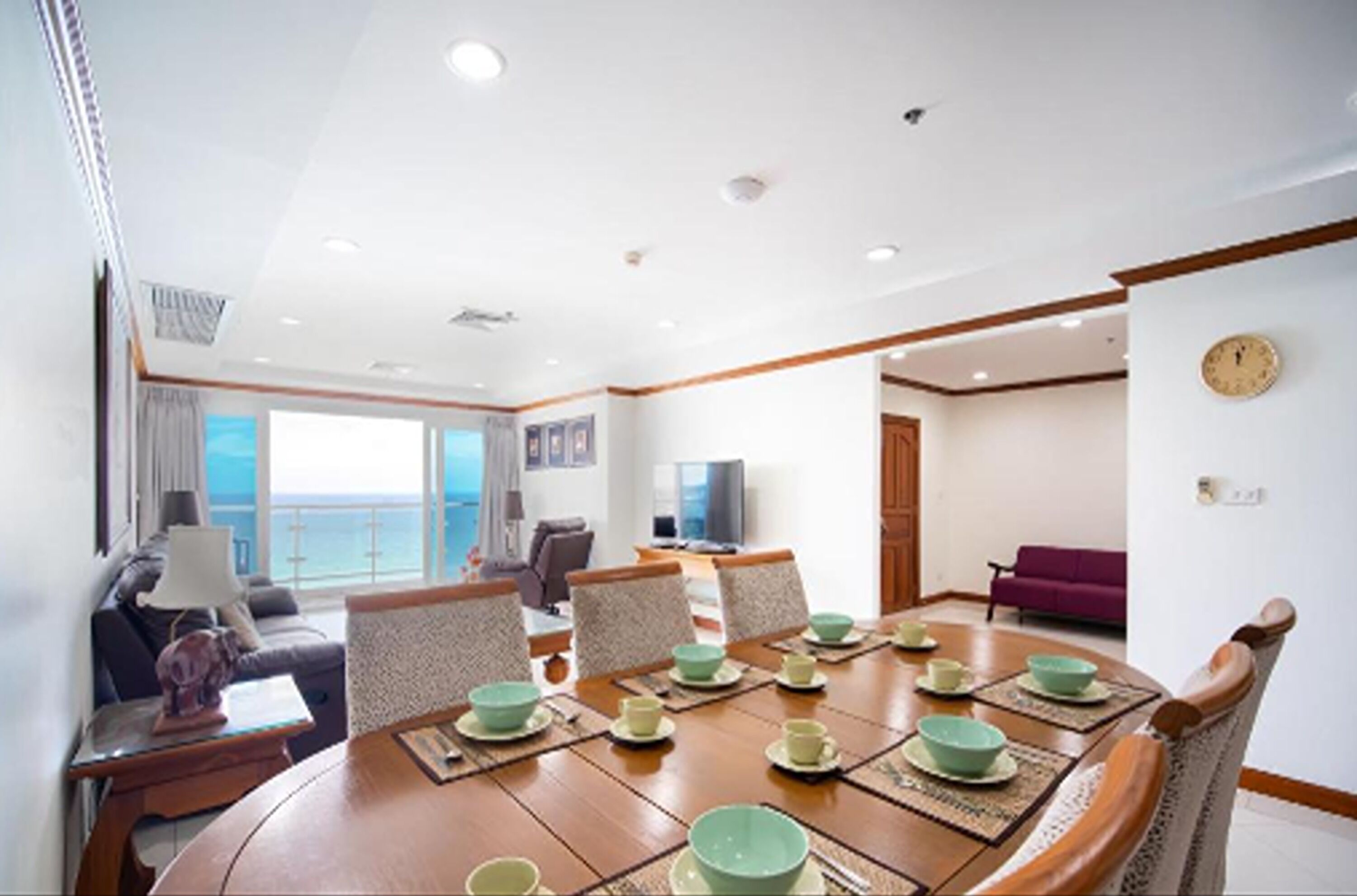 Deluxe Apartment, 3 Bedrooms, Sea View | View from room