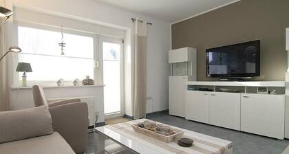 This apartment on the mezzanine floor offers plenty of space for 3 people.