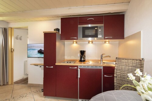 Das Appartement befindet sich in einer sehr ruhigen und doch zentral gelegenen S