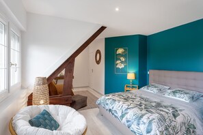 1 室のベッドルーム、WiFi、ベッドシーツ