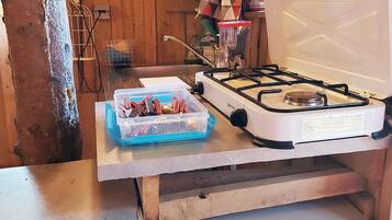 Microondas y tostadora