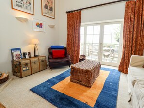 Cottage | Living area | Fireplace - Harness Lodge (Seahouses)