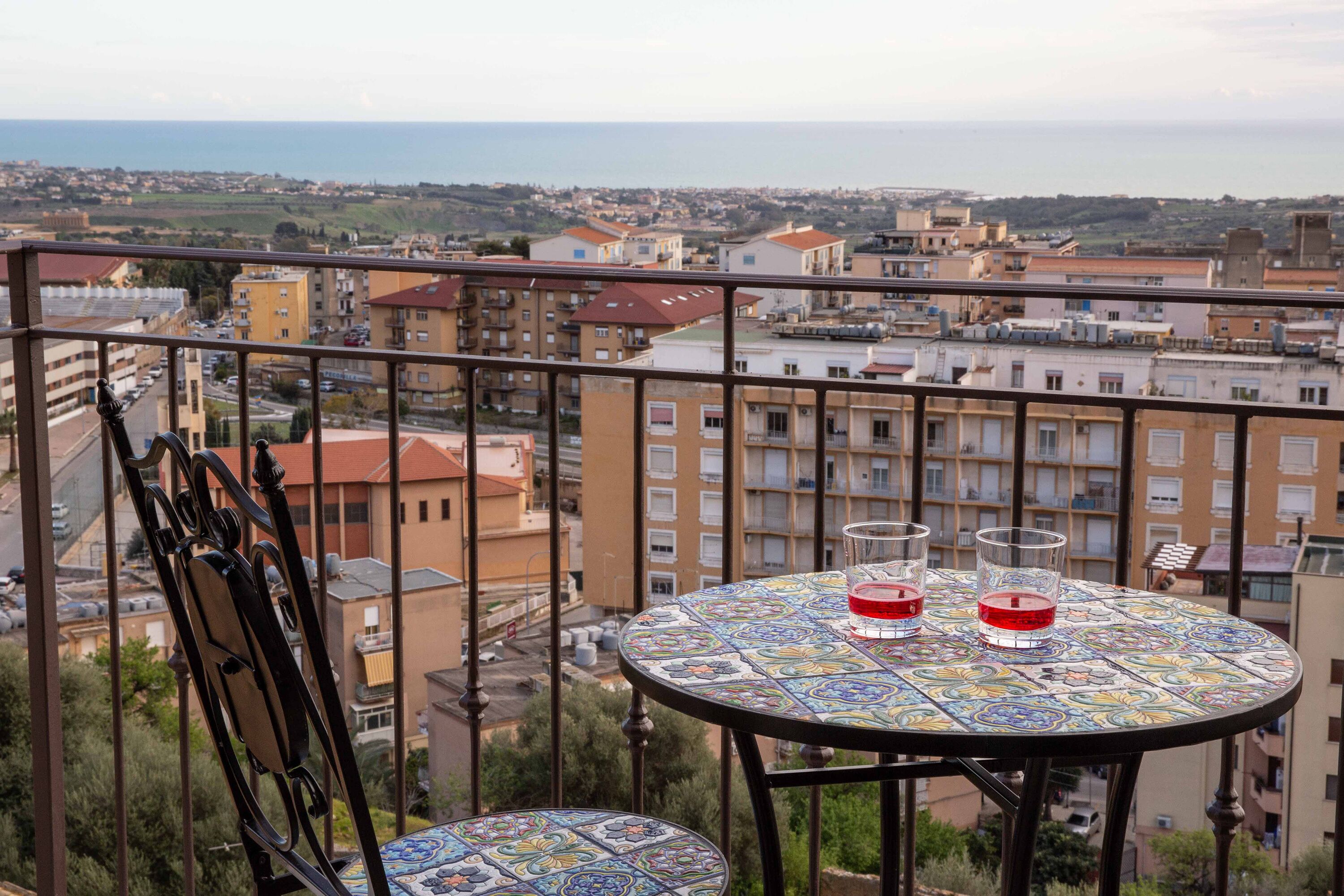 Chambre Deluxe Double ou avec lits jumeaux, 1 chambre, balcon, vue mer | Balcon