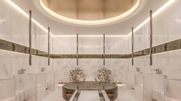 Area per trattamenti esterna, sauna, bagno turco, bagno turco/hammam