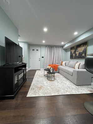 TV connectée, cheminée