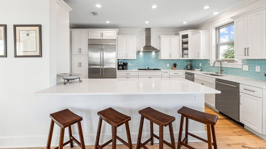 Beach Views, Private Pool, Recently Remodeled - Steps To The Beach! 7 Bedroom Home by RedAwning