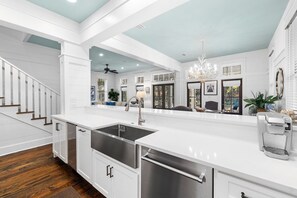 Private kitchen - Golf Cart + Close To Camp Watercolor Lazy River! 4 Bedroom Home by RedAwning (Santa Rosa Beach)