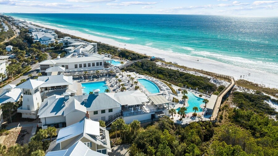 'sapphire Sunset" 6br/6.5bth + 6 Seater Golf Cart In The Lake District Of Watercolor 6 Bedroom Home by RedAwning