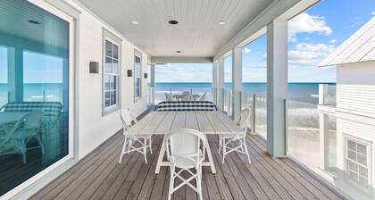 Gulf Front Luxurious Home With Private Pool And Beach Access 6 Bedroom Home by RedAwning