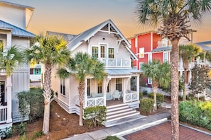 House, 3 Bedrooms | Exterior - Luxurious "carefree Cottage" In Seacrest Beach Walk To The Beach, Steps To The Pool & Tram 3 Br 3 Bedroom Home by RedAwning (Panama City Beach)