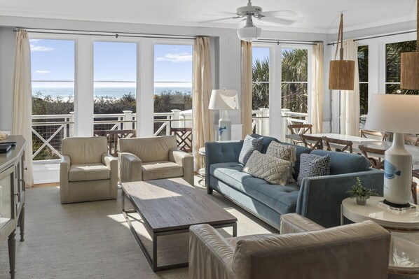 Appart'hôtel, 4 chambres | Coin séjour