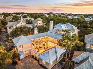 House, 5 Bedrooms | Exterior - 'rees On Wiregrass' Private Pool, Golf Cart, Carriage House Lake District, Watercolor, Fl 5 Bedroom Home by RedAwning (Santa Rosa Beach)